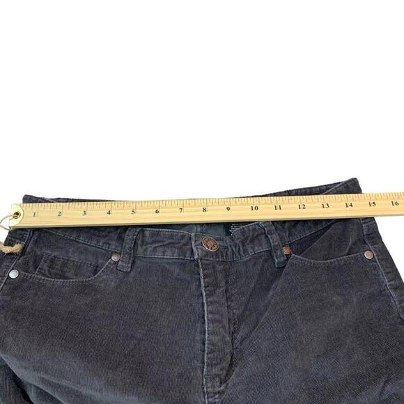 Buffalo David Bitton Womens Gray Corduroy Pants Mid Rise Slim Leg Size 10x32 - Picture 7 of 10